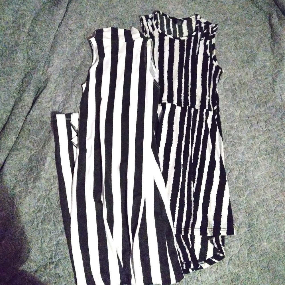 2 Pair Striped Beetlejuice Dresses